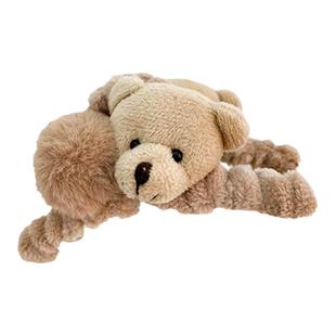 小熊抓夹秋冬少女毛绒发抓鲨鱼夹后脑勺短发发卡中号夹子头饰发夹