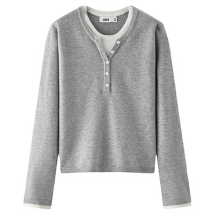 陈都灵同款|森马针织衫女冬含5.9%发热毛衣抗静电修身新款打底衫