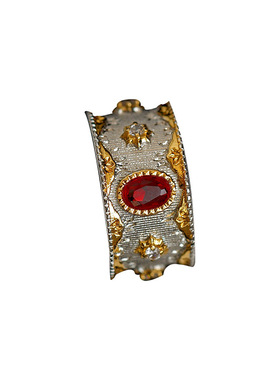 Vintage古着Brushedruby戒指