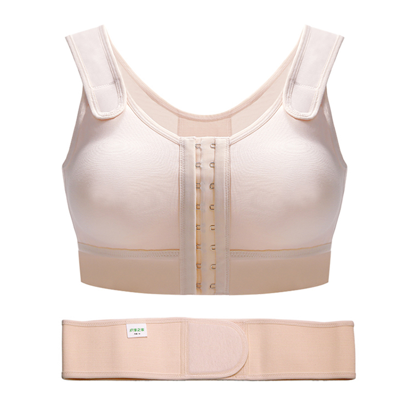 乳腺乳房重建假体固定前搭扣文胸
