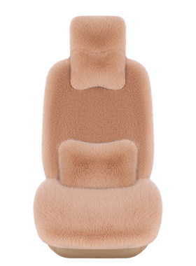 汽车坐垫仿狐狸毛大连体加厚保暖