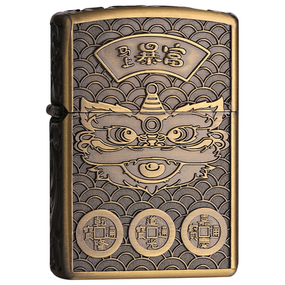 ZORRO佐罗官方旗舰店正品煤油打火机防风小瑞兽复古送男朋友礼物