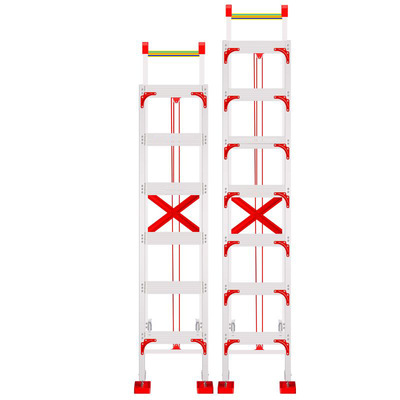加厚铝合金伸缩梯升降梯工程梯子家用折叠抽拉爬梯楼梯登高直梯子