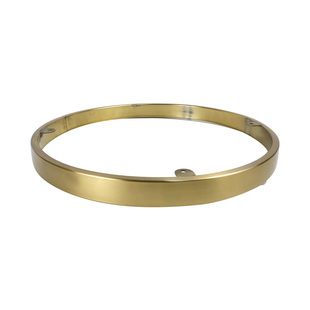 不锈钢沙发墩底架圆圈底座金色圆框架凳子金属底圈3公分4厘米50高