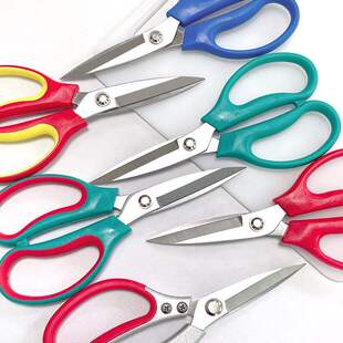 匠利人厨房剪刀不锈钢多用途家用多功能剪彩柄22厘米