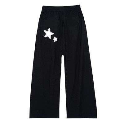 TYESK炽燥春季明媚弯刀休闲裤