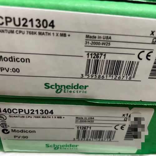 议价施耐德PLC模块140CPU21304全新现货