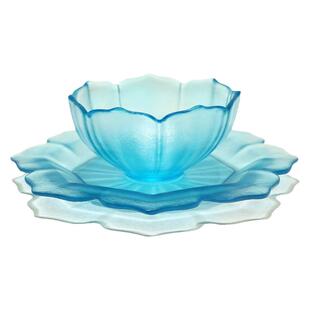 甘肃省博物馆文创蓝莲盏茶杯高级感琉璃礼盒实用生日节日礼物女生