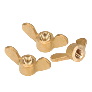 黄铜蝶形螺母蝴蝶铜元宝羊角手拧蝶型螺丝帽M4M5M6M8M10M12M20