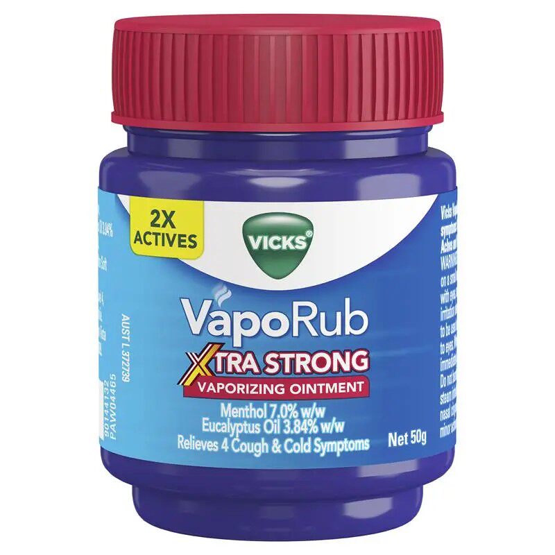 新加坡进口VICKS特强版薄荷膏50g