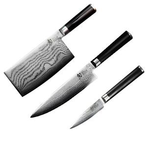 贝印菜刀旬刀进口菜刀家用套装中式菜刀主厨刀套三德刀水果刀套装
