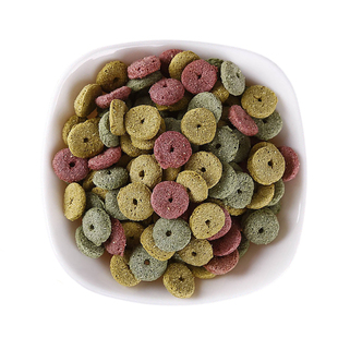 补丁龙猫 50克 果蔬三色草圈 小宠龙猫仓鼠磨牙零食 包邮