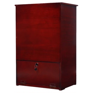 描金功德箱家用寺庙捐款箱小型带锁防盗爱心公益箱佛堂捐款箱佛堂