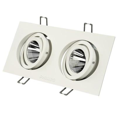 飞利浦led双头嵌入式方形大射灯