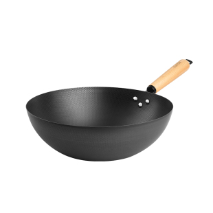 苏泊尔铁锅无涂层家用炒菜锅防粘传统老式精铁炒锅煤气燃气灶专用