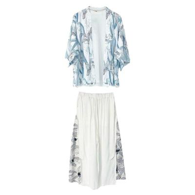 三件套道袍男中国风改良汉服网红