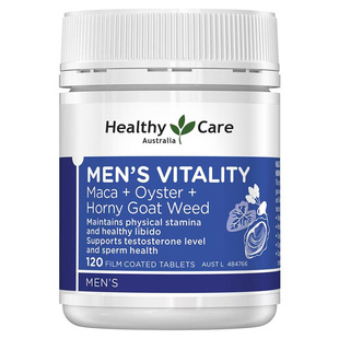 Healthycare男士雄风片玛咖牡蛎精促睾滋补锌硒成人肾保健活力片