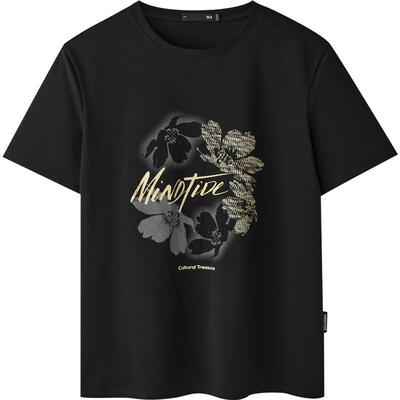 海澜之家凉感印花速干短袖T恤男