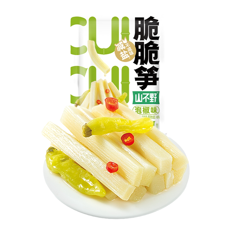 山不野泡椒竹笋脆笋酸辣笋尖网红笋类制品