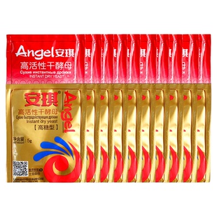 安琪酵母耐高糖即发高活性干酵母粉发酵粉组合装馒头包子面包烘焙