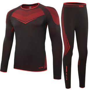 【清仓】UTO悠途滑雪速干衣户外功能内衣男运动快干保暖内衣套装