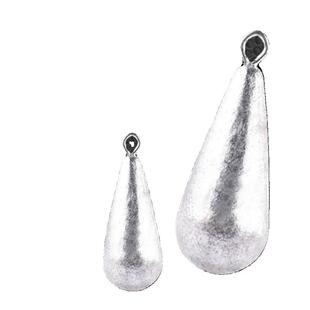 海杆带环水滴型铅坠海竿远投筏钓柳叶防挂底水滴钓鱼串钩抛竿铅坠