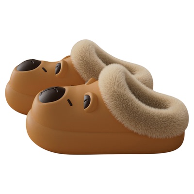 卡皮巴拉儿童棉拖鞋男童2025新款