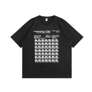 YUZI鱼子上衣T恤短袖大码女装微胖mm妹显瘦遮肉200斤印花宽松百搭