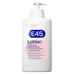 E45英国进口保湿修护肌修乳500ml面霜秋冬舒缓肌肤敏感肌身体乳液
