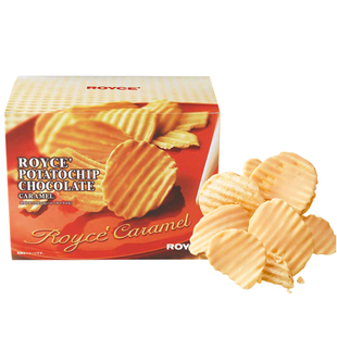 ROYCE若翼族日本北海道进口马铃薯片焦糖味巧克力进口礼盒零食