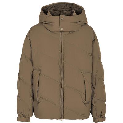 速写男装2025冬新品连帽羽绒服