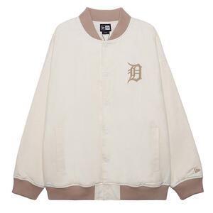 New Era纽亦华2024秋冬新款MLB棒球夹克梭织夹棉外套学院风棉服潮