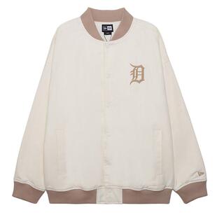 New Era纽亦华冬季MLB棒球夹克梭织夹棉外套学院风棉服潮流
