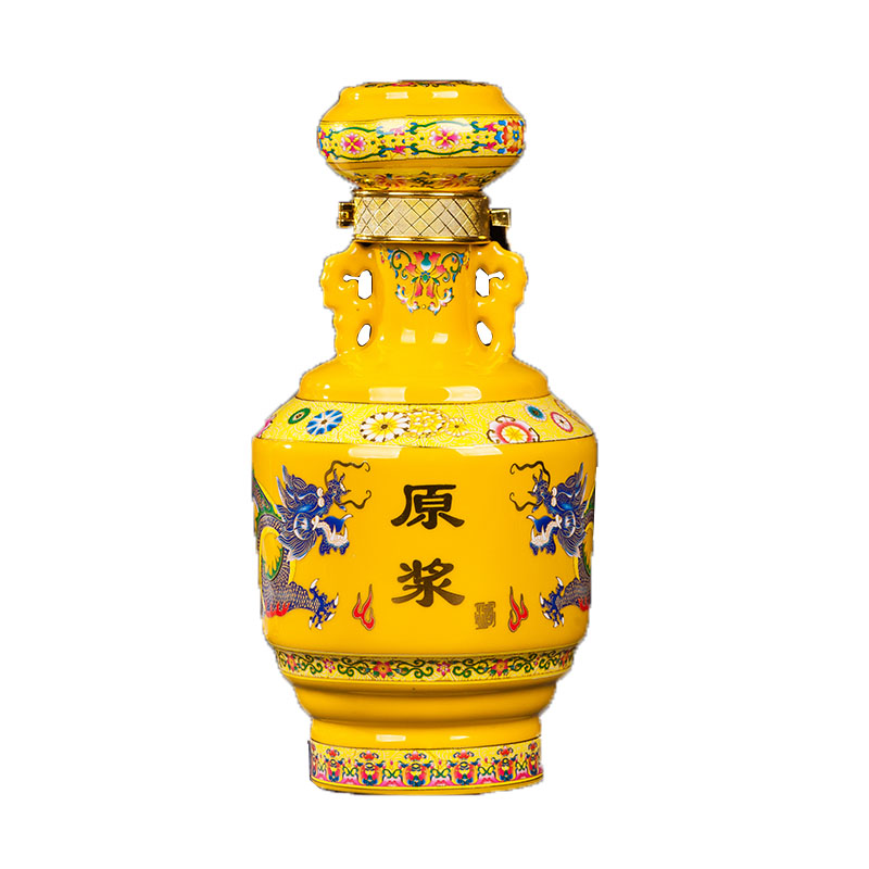 景德镇陶瓷酒坛子1斤2斤3斤装白酒瓶高档礼盒家用密封酿酒缸酒罐