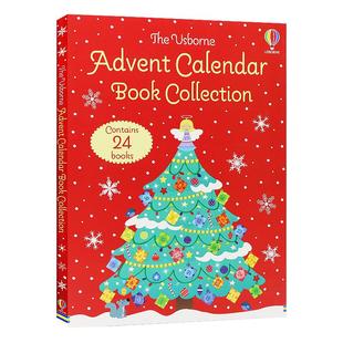 现货 圣诞倒数日历 24册节日礼品故事书 英文原版 尤斯伯恩 Usborne Advent Calendar Book Collection 儿童启蒙节日绘本 圣诞节
