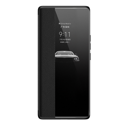 荣耀70/60/50真皮商务翻盖手机壳