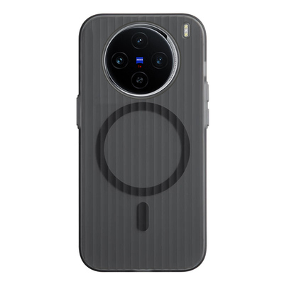 适用于vivox100s手机壳VIVO X100S Pro瓦楞冰雾保护套V2359A内置磁吸V2324HA全包vivix防摔1OOs硬壳por新款5g