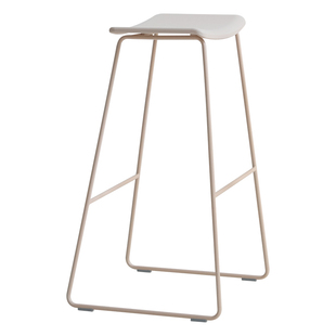 北欧极简奶油风吧椅设计师款家用吧台休闲办公接待咖啡厅洽谈高椅