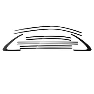 奔驰C级C200L车窗饰条 C260L改装E级E300L E260L A级GLC黑化亮条