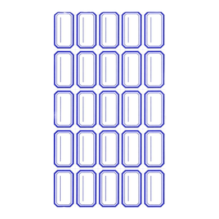 不干胶大小标签贴纸易手写分类贴纸取纸商品标价贴价格贴自粘性贴学生图书分类办公用品防水记号标记贴姓名贴