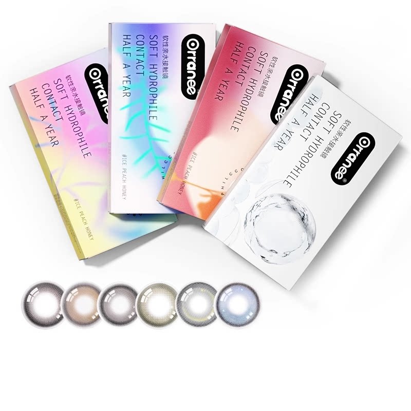 灵犀系列【可可黑桃】orranee欧然尼美瞳半年抛新手友好隐形眼镜