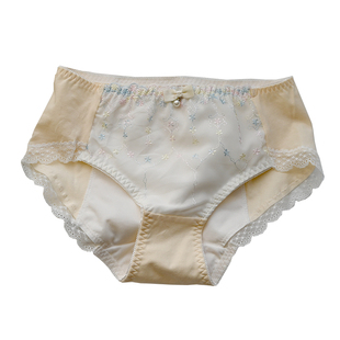 好看的生理裤DU家定制甜美日系蕾丝刺绣纯棉月经期内裤防漏日夜用