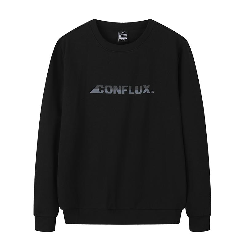 361加绒运动卫衣男2025冬季新款保暖长袖运动上衣男士卫衣休闲服