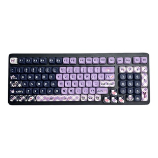 库洛米键帽圆润MOA高度个性可爱机械键盘PBT热升华61/98/104