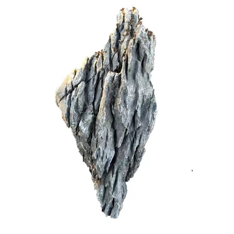 精品青龙石长条造景石酸洗假山原石装饰鱼池生态鱼缸造景材料英德