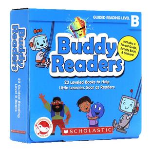 学乐点读版巴蒂小读者B20册 英文原版绘本 Buddy Readers B 英语启蒙小分级英语启蒙必读书 赠音频导读课高频词好搭档趣味性故事