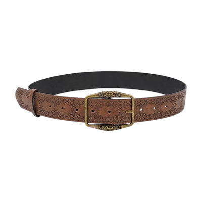 古铜印花复古做旧民族风配饰腰带