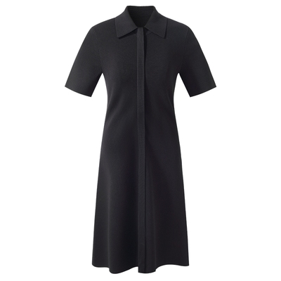 歌莉娅衬衫领连衣裙厅里厅气裙子