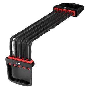 李宁扩胸拉力器男健身器材家用练背臂力训练器弹簧胸肌拉簧弹黑色