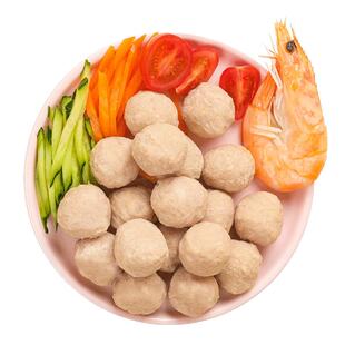 简卡熊鸡胸肉丸即食代餐减0低脂肥健身零食品轻卡解馋饱腹鸡肉丸